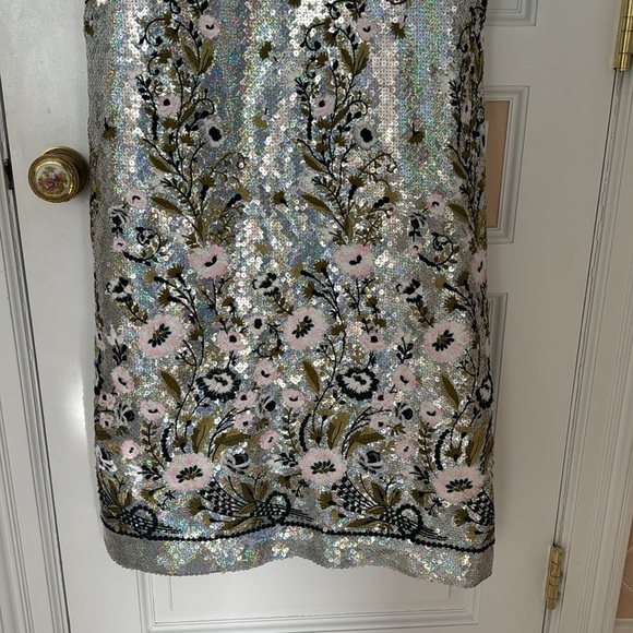 NEW Giambattista Valli Floral sequined embroidered gown Sz 44 - Picture 7 of 17